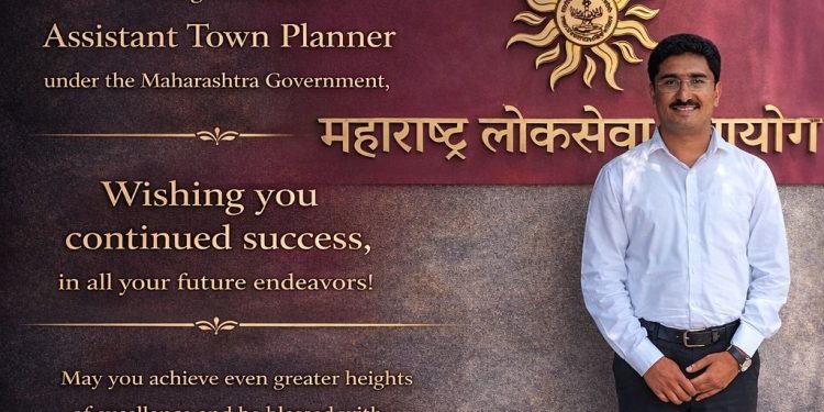 नऊ वर्षांच्या अथक प्रयत्नानंतर नागेश बनला सहायक नगर रचनाकार अधिकारी
