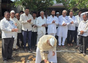 सामाजिक बांधिलकी जोपासत सुरेश हसापूरे यांचा वाढदिवस साजरा