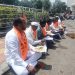 ठेचा भाकरी आंदोलनातून संभाजी ब्रिगेडने दुष्काळाकडे वेधले लक्ष
