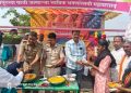 तुळजापूरला पायी जाणाऱ्या भाविकांसाठी श्री सोमेश्वर पतसंस्थेचा महाप्रसाद